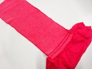 正絹　振袖用　絞り帯揚げ